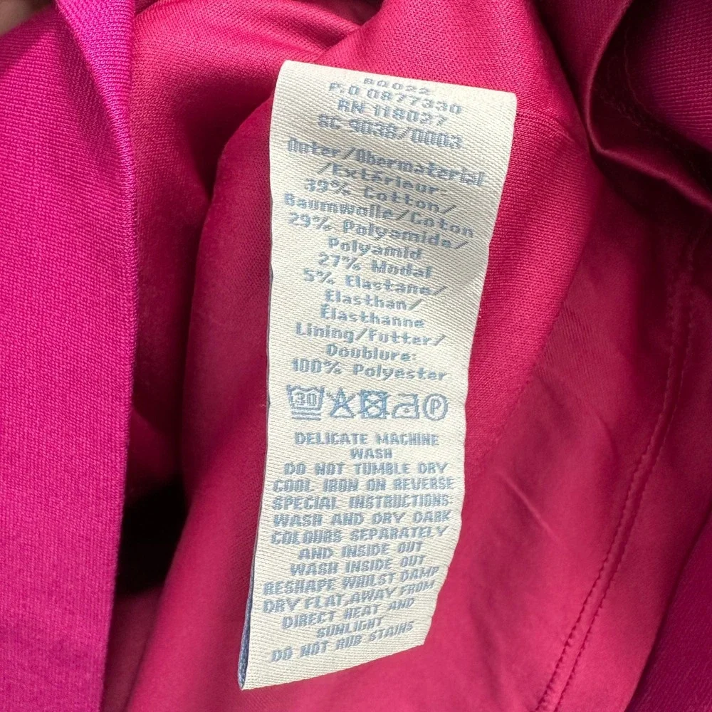 Boden Women Size 10 Pencil Skirt Set Pink Black Textured Knit Office Career - Picture 6 of 10